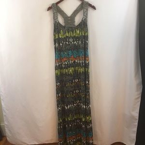POINT ZERO NICOLE BENISTI Maxi Dress Crochet